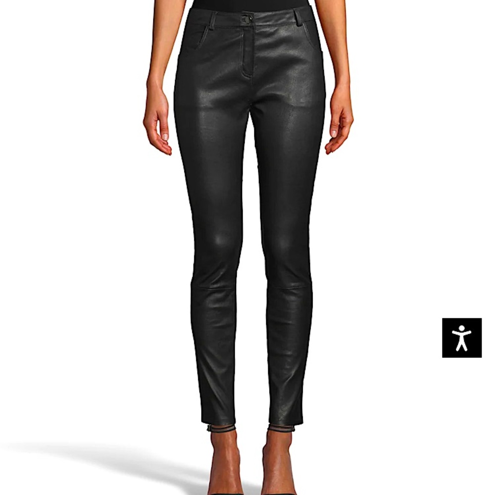 Nicole Miller Artelier Leather Pants - Women’s Size 4